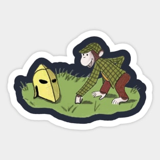 Curious Detective. Sticker